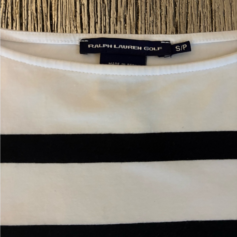 Ralph Lauren Golf Classic Striped Long Sleeve Tee S/P - Picture 2 of 7